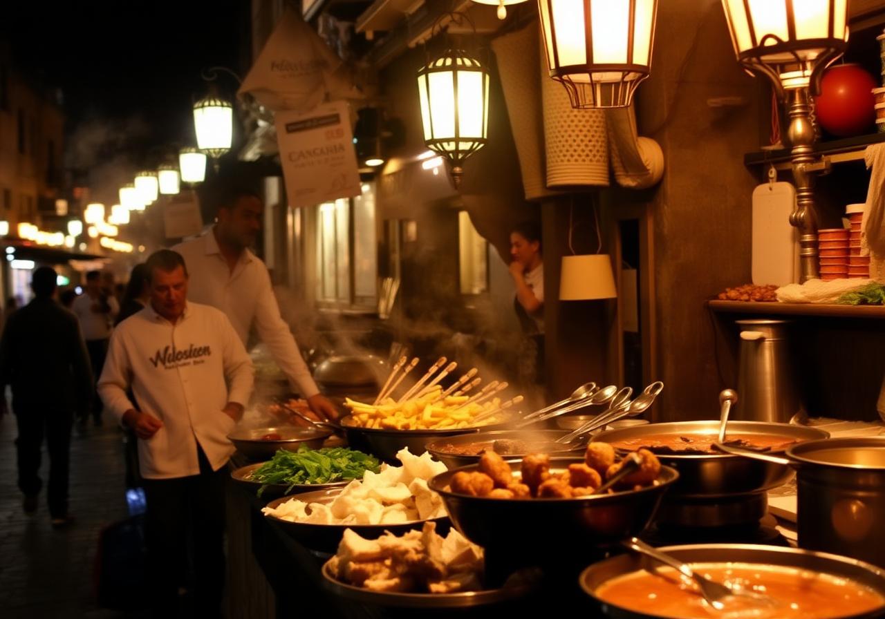 Street food à Jemaa el-Fna
